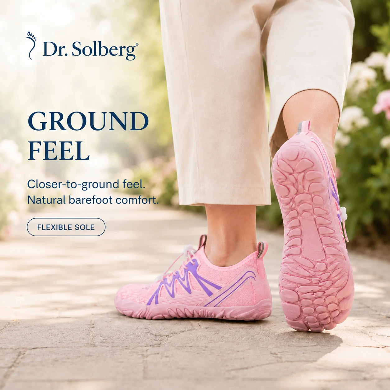 Ground feel barefoot shoes